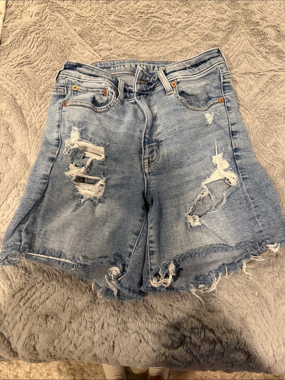 American Eagle Outfitters Light Blue Super Stretch shorts